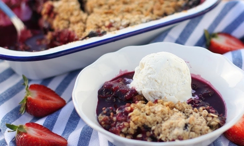 Better Than Ever Berry Crisp Recipe-image