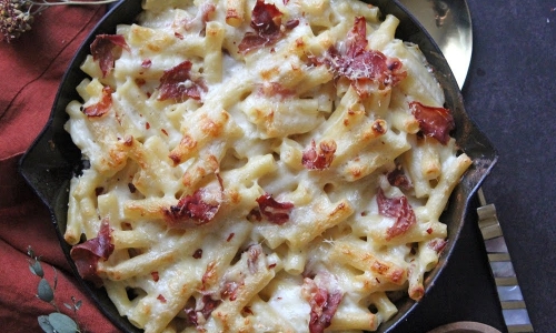 Fontina and Prosciutto Baked Ziti Recipe-image