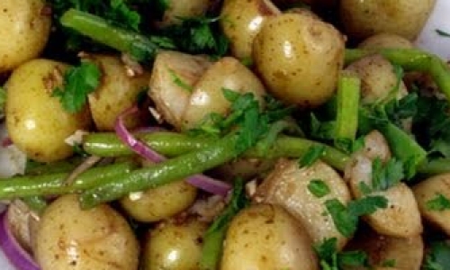 Potato Bean & Red Onion Recipe | Laura in the Kitchen - Internet Cooking