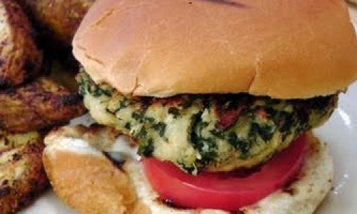 Spinach Turkey Burger Recipe Laura In The Kitchen