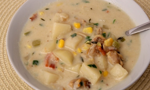 Clam Chowder Recipe | Laura in the Kitchen - Internet Cooking Show