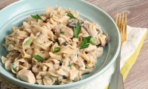 Crock Pot Chicken Stroganoff Recipe | Laura in the Kitchen - Internet ...