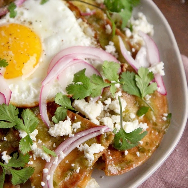 Chilaquiles with Salsa Verde
