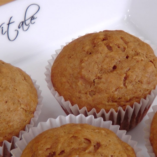 Gingerbread Pear Muffins