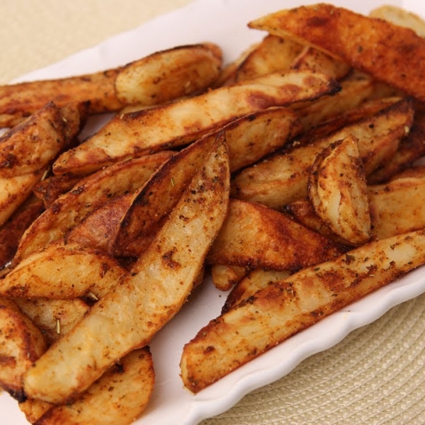 Spicy Roasted Potato Fries